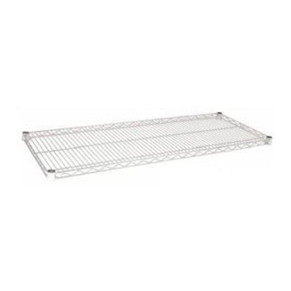Olympic 24 in x 72 in Chromate Finished Wire Shelf J2472C